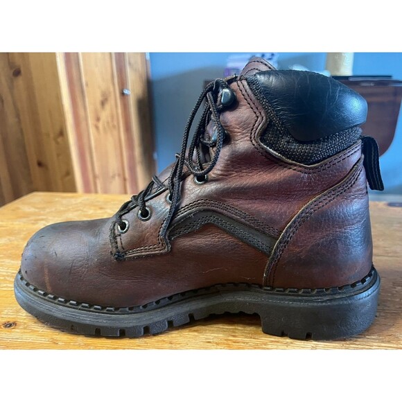 Red Wing Shoes Leather Boots 3526 Mens Size 6 Steel Toe Oil Resistant Soles main image 4
